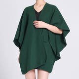 グリーン | ニットポンチョ ポンチョコート ストール マフラー | WITCH