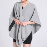 ライトグレー | ニットポンチョ ポンチョコート ストール マフラー | WITCH