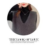 Vネックフェザーシャギーニットベスト | WITCH | 詳細画像10 