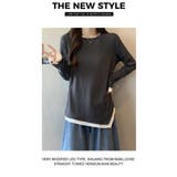 大きいサイズ レイヤードスタイル トップス カットソー Tシャツ | WITCH | 詳細画像9