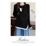 大きいサイズ レイヤードスタイル トップス カットソー Tシャツ | WITCH | 詳細画像18