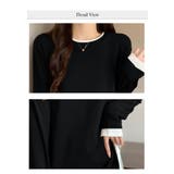大きいサイズ レイヤードスタイル トップス カットソー Tシャツ | WITCH | 詳細画像5