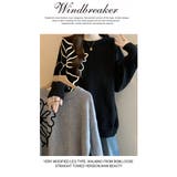 花柄 モックネック ドロップ ショルダー セーター | WITCH | 詳細画像9