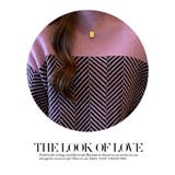 配色 ニットトップス ハイネック ヘリンボーン | WITCH | 詳細画像10