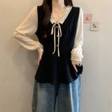 ベージュ | ピーターパン襟 シフォンシャツブラウストップス | WITCH