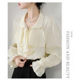 フロントフリルアップ シャツブラウス | WITCH | 詳細画像10 