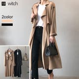 トレンチコート レディース ロングコート スプリングコート | WITCH | 詳細画像1