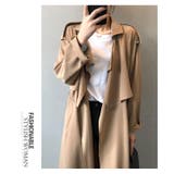 トレンチコート レディース ロングコート スプリングコート | WITCH | 詳細画像14