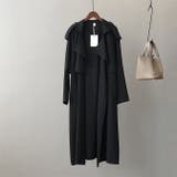 ブラック | トレンチコート レディース ロングコート スプリングコート | WITCH