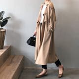 トレンチコート レディース ロングコート スプリングコート | WITCH | 詳細画像4