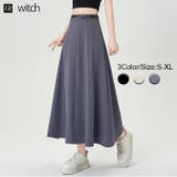 ベルトプレゼント スーツ ロング フレアスカート | WITCH | 詳細画像1 