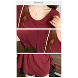 大きいサイズクルーネック半袖Tシャツ夏トップス | WITCH | 詳細画像5 