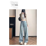 カーゴパンツ ダメージ加工デニムジーンズ | WITCH | 詳細画像15 