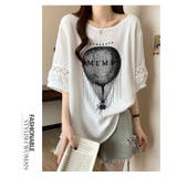 半袖 トップス ゆったり Tシャツ 体型カバー | WITCH | 詳細画像12 