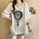 半袖 トップス ゆったり Tシャツ 体型カバー | WITCH | 詳細画像2 