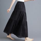 コットンレースティアードスカート | WITCH | 詳細画像3