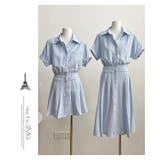 選べる2TYPE半袖ストライプシャツワンピース | WITCH | 詳細画像8 