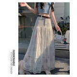 レースフレアロングスカート | WITCH | 詳細画像12 