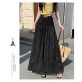 レースフレアロングスカート | WITCH | 詳細画像14 