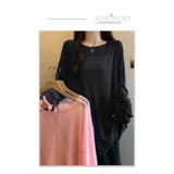 シアーTシャツ長袖 クルーネック インナー レイヤード 薄手トップス | WITCH | 詳細画像10 