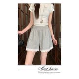 レースレイヤードショートスウェットパンツ | WITCH | 詳細画像9