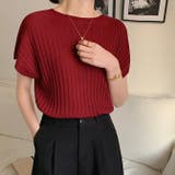 レッド | サマーニットトップス | WITCH