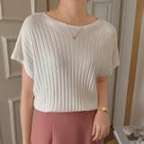 ホワイト | サマーニットトップス | WITCH