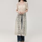 透かし編み Vネック ニットカーディガン | WITCH | 詳細画像2 