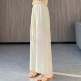 華やか透け感レースシアーワイドパンツ | WITCH | 詳細画像3 