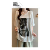 モノクロプリント半袖Tシャツ | WITCH | 詳細画像9 