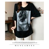 モノクロプリント半袖Tシャツ | WITCH | 詳細画像18 