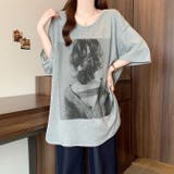 モノクロプリント半袖Tシャツ | WITCH | 詳細画像2 