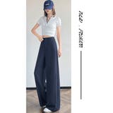 冷感 涼感 テンセル リネン混カーブ ワイドパンツ | WITCH | 詳細画像14