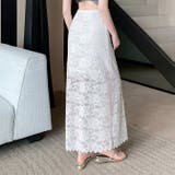 レースマーメイドロングタイトスカート | WITCH | 詳細画像3 