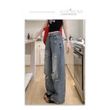 ダメージカットルーズデニムパンツ | WITCH | 詳細画像19 