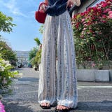 花柄 ワイドパンツ レディース 柄パンツ | WITCH | 詳細画像2 