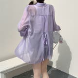 シアーシャツ シースルー 透け感ブラウス トップス  | WITCH | 詳細画像4 