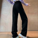 マタニティ パンツ スウェット ボトムス ロング お腹楽ちん 安心 秋 新作 | WITCH | 詳細画像3 