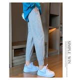 マタニティ パンツ スウェット ボトムス ロング お腹楽ちん 安心 秋 新作 | WITCH | 詳細画像12 