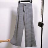 グレー | リブニットワイドパンツ | WITCH