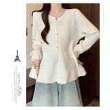 ふんわりペプラムニットカーディガン  | WITCH | 詳細画像13 