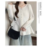 ふんわりペプラムニットカーディガン  | WITCH | 詳細画像15 