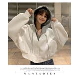 ジッパー フード付き パーカー大人可愛 | WITCH | 詳細画像9 