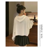 スウェットパーカー レタープリントフード付き | WITCH | 詳細画像15 