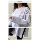 シンプル手番サイドスリットロンT | WITCH | 詳細画像5 