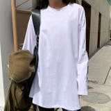 シンプル手番サイドスリットロンT | WITCH | 詳細画像2 