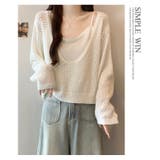 サスペンダー2点セットニットトップス | WITCH | 詳細画像9