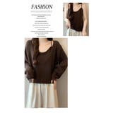 サスペンダー2点セットニットトップス | WITCH | 詳細画像12