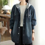 フード付き デニムジャケット | WITCH | 詳細画像2 