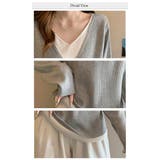 レイヤード風トップス ニット カットソー | WITCH | 詳細画像4